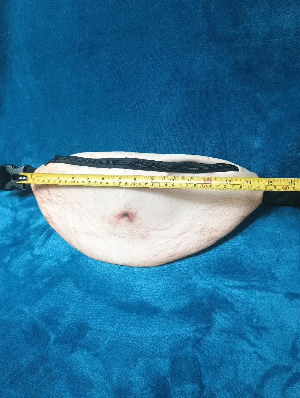 Novelty Beige 'Belly' Waist Pack - Unbranded Funny Fanny Pack